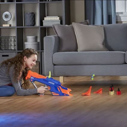 Nerf - Børnepistol Nitro MotoFury Rapid Rally + 9 biler