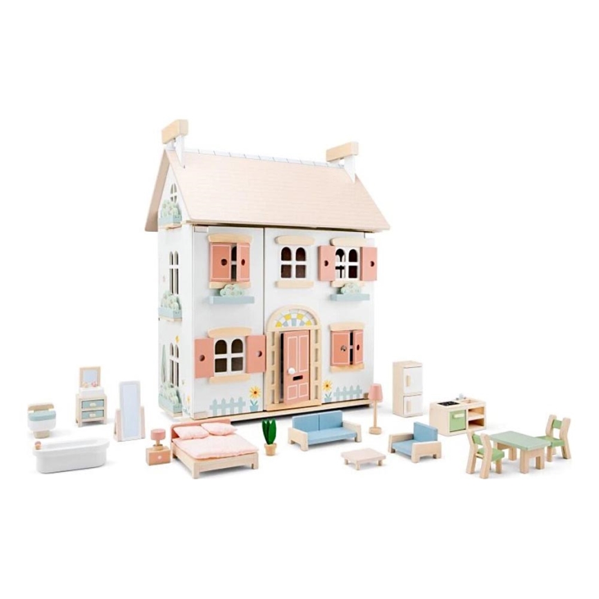 New Classic Toys - Dukkehus i træ