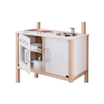 New Classic Toys - Trækøkken med tilbehør hvid/beige