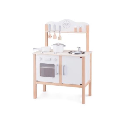 New Classic Toys - Trækøkken med tilbehør hvid/beige