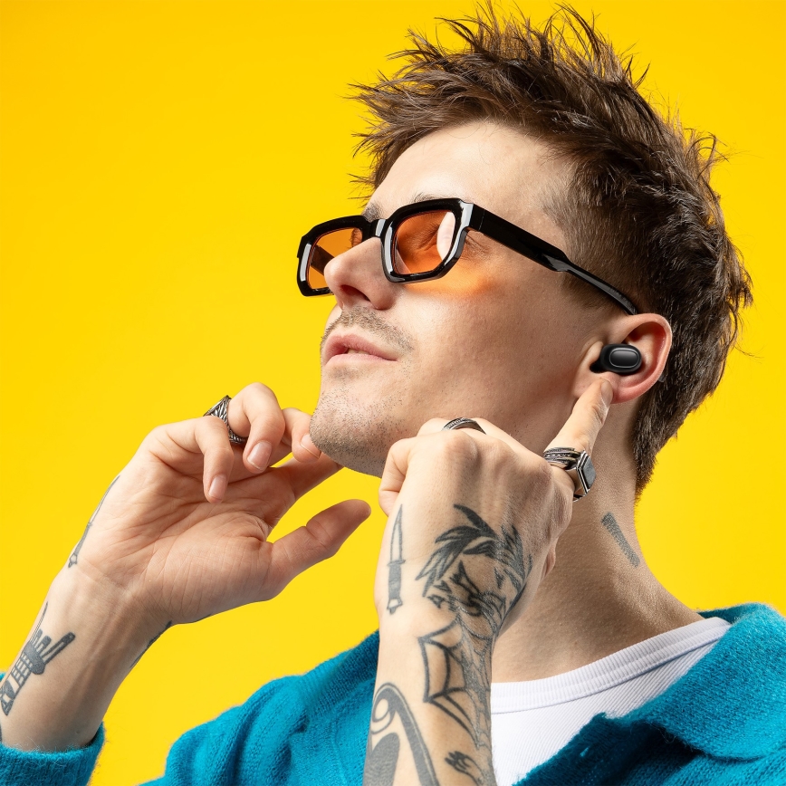 Niceboy HIVE Podsie 4 - Trådløse høretelefoner IP54 sort