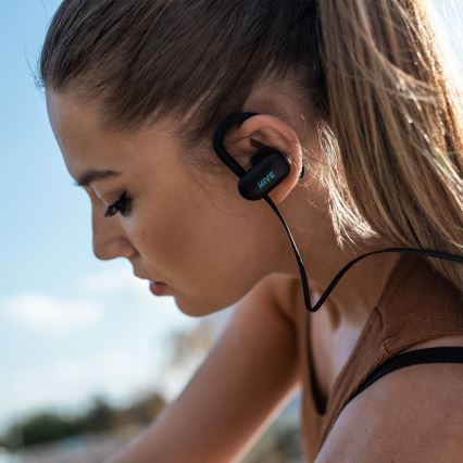 Niceboy HIVE sport 2 - Høretelefoner til sport med mikrofon IPX5 sort