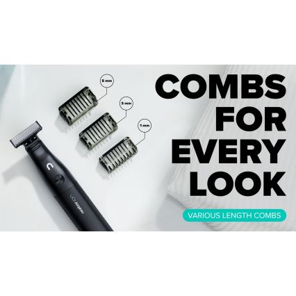 Niceboy ION AirBlade - Skægtrimmer 5W/5V sort