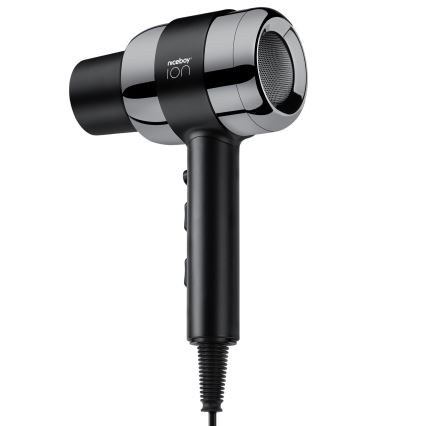 Niceboy ION AirSonic PRO - Hårtørrer 2200W/230V sort