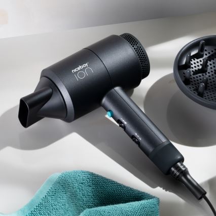 Niceboy ION AirSonic STAR - Hårtørrer 2100W/230V sort