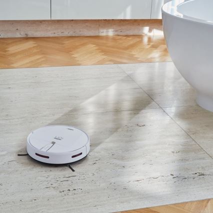 Niceboy ION Charles i4 - Smart robotstøvsuger 2-i-1 4400 mAh Wi-Fi hvid + fjernbetjening
