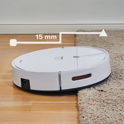 Niceboy ION Charles i4 - Smart robotstøvsuger 2-i-1 4400 mAh Wi-Fi hvid + fjernbetjening