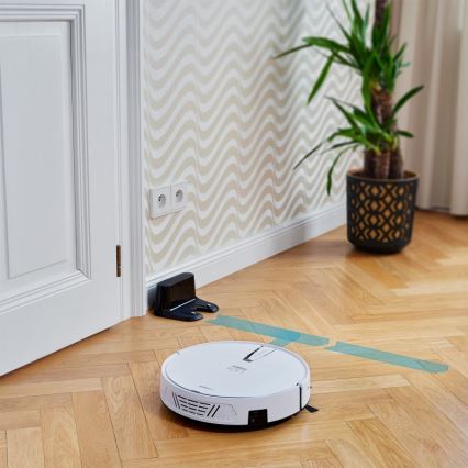 Niceboy ION Charles i4 - Smart robotstøvsuger 2-i-1 4400 mAh Wi-Fi hvid + fjernbetjening