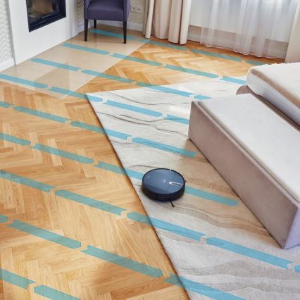 Niceboy ION Charles i4 - Smart robotstøvsuger 2-i-1 4400 mAh Wi-Fi sort + fjernbetjening