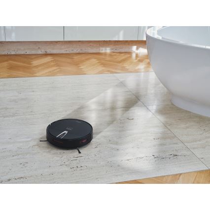 Niceboy ION Charles i4 - Smart robotstøvsuger 2-i-1 4400 mAh Wi-Fi sort + fjernbetjening