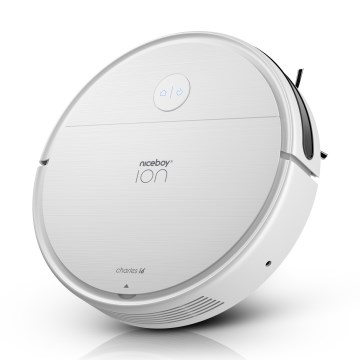 Niceboy ION Charles i6 - Smart robotstøvsuger 2-i-1 2600 mAh Wi-Fi hvid