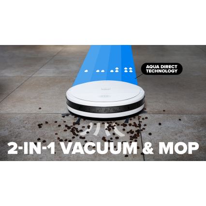 Niceboy ION Charles i6 - Smart robotstøvsuger 2-i-1 2600 mAh Wi-Fi hvid