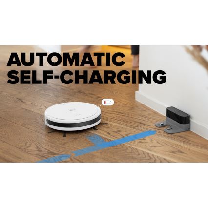 Niceboy ION Charles i6 - Smart robotstøvsuger 2-i-1 2600 mAh Wi-Fi hvid
