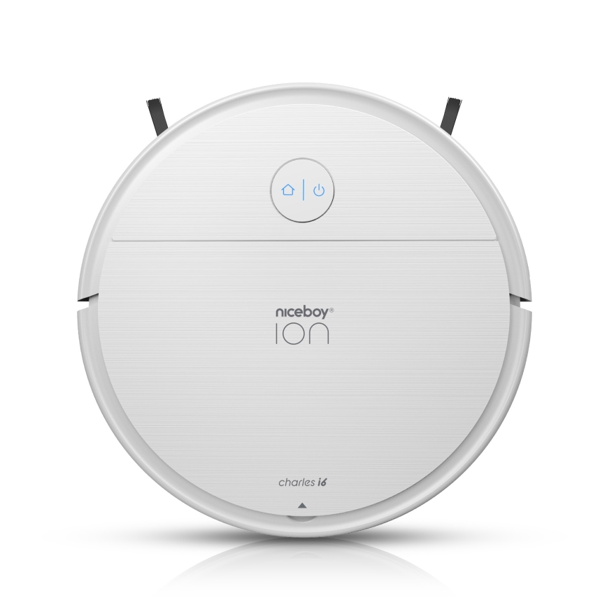 Niceboy ION Charles i6 - Smart robotstøvsuger 2-i-1 2600 mAh Wi-Fi hvid