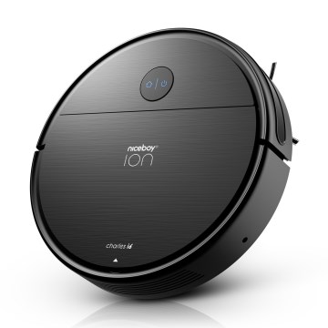 Niceboy ION Charles i6 - Smart robotstøvsuger 2-i-1 2600 mAh Wi-Fi sort