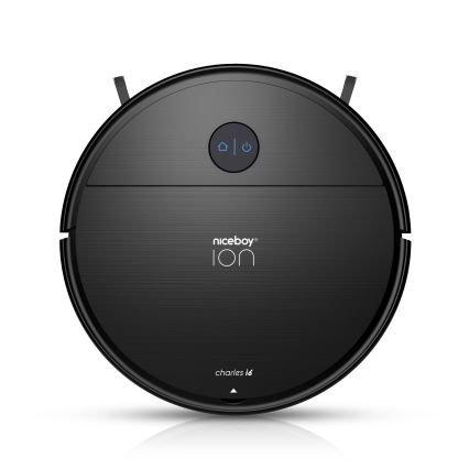 Niceboy ION Charles i6 - Smart robotstøvsuger 2-i-1 2600 mAh Wi-Fi sort