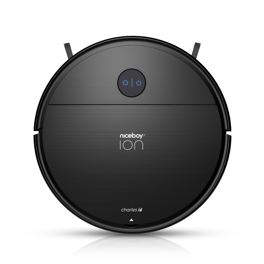 Niceboy ION Charles i6 - Smart robotstøvsuger 2-i-1 2600 mAh Wi-Fi sort