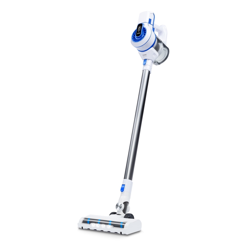 Niceboy ION Hurricane H5 - Ledningsfri oprejst støvsuger 2-i-1 150W/2200 mAh hvid/blå