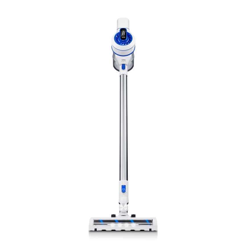 Niceboy ION Hurricane H5 - Ledningsfri oprejst støvsuger 2-i-1 150W/2200 mAh hvid/blå