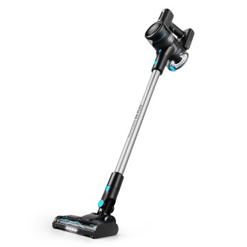 Niceboy ION Hurricane H5 Plus - Ledningsfri oprejst støvsuger 2-i-1 140W/2200 mAh sort