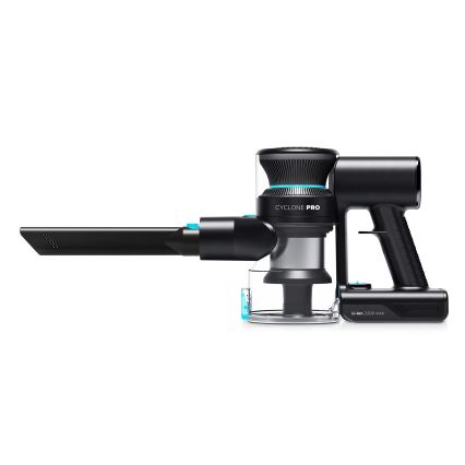 Niceboy ION Hurricane H5 Plus - Ledningsfri oprejst støvsuger 2-i-1 140W/2200 mAh sort