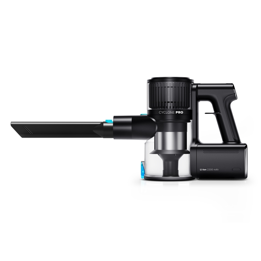 Niceboy ION Hurricane H9 - Fleksibel trådløs stavstøvsuger 2-i-1 400W/2200 mAh sort