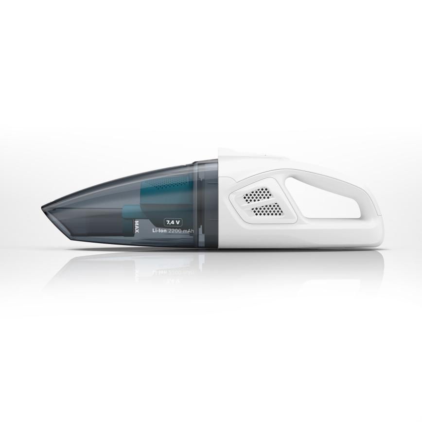 Niceboy ION Hurricane R1 - Håndholdt støvsuger genopladelig 50W/2200 mAh hvid/blå