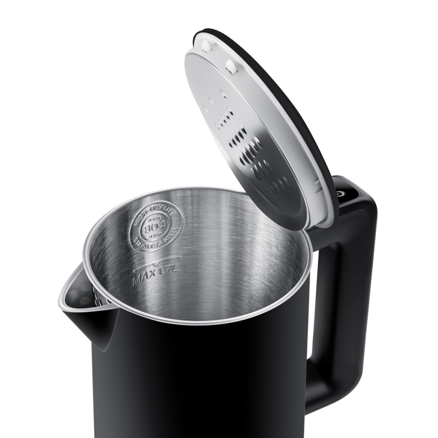 Niceboy ION SmartKettle - Smart-kedel med temperaturregulering 1,7 l 2200W/230V Wi-Fi sort