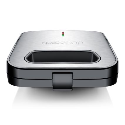Niceboy ION Snacker S1 - Sandwichmaskine 750W/230V mat krom/sort