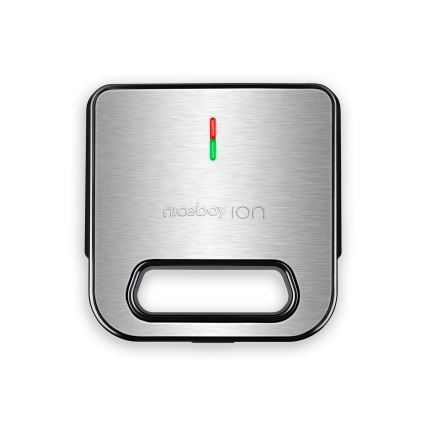 Niceboy ION Snacker S1 - Sandwichmaskine 750W/230V mat krom/sort