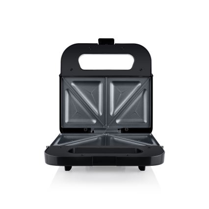 Niceboy ION Snacker S1 - Sandwichmaskine 750W/230V mat krom/sort
