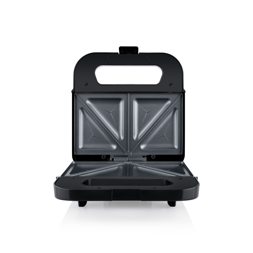 Niceboy ION Snacker S1 - Sandwichmaskine 750W/230V mat krom/sort