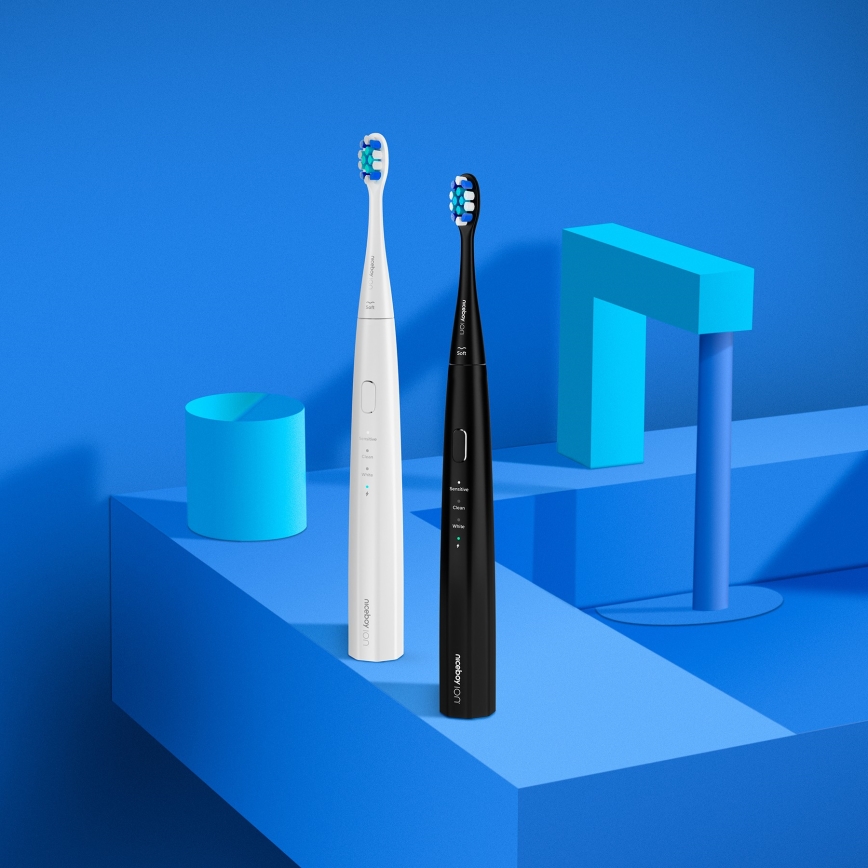 Niceboy ION Sonic Lite - Sonisk tandbørste 500 mAh IPX7 hvid