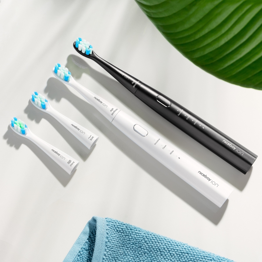 Niceboy ION Sonic Lite - Sonisk tandbørste 500 mAh IPX7 sort