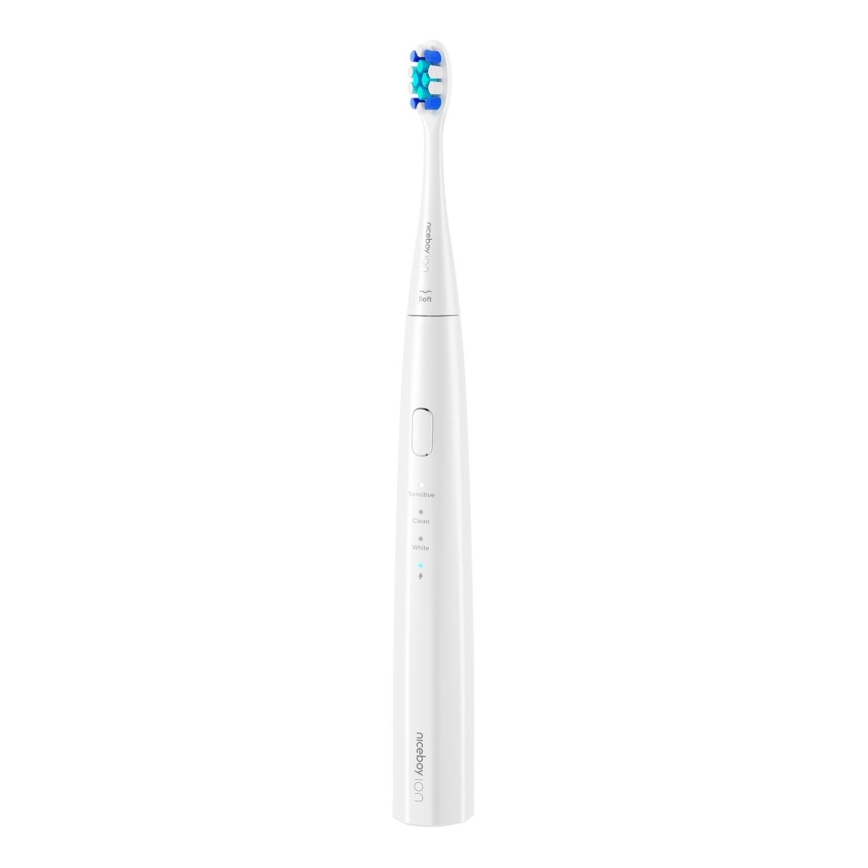 Niceboy ION Sonic Lite - Sonisk tandbørste IPX7 hvid