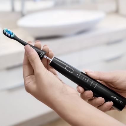 Niceboy ION Sonic - Sonisk tandbørste 800 mAh IPX7 sort