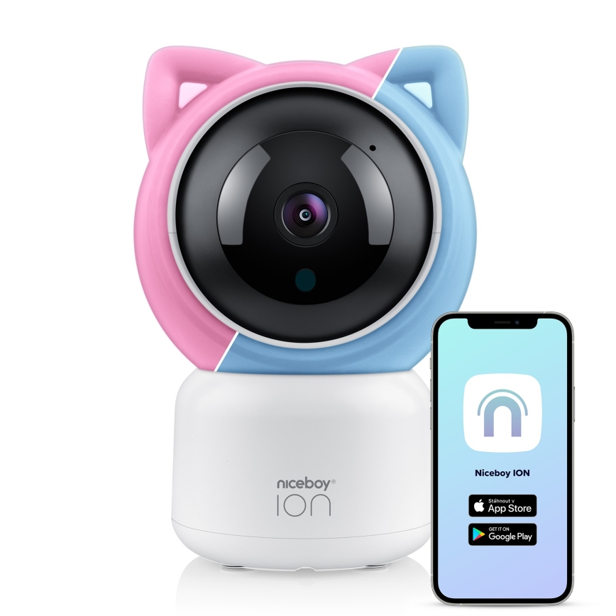 Niceboy ION Starlight SL3 - Smart babyalarm Full HD 1080p 5V Wi-Fi