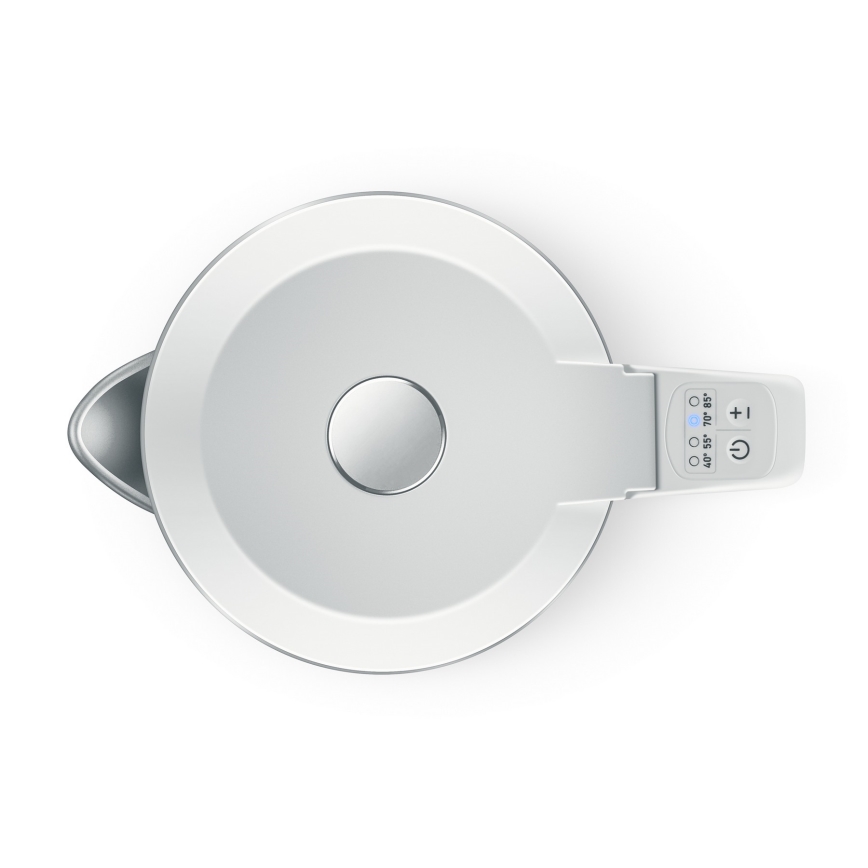 Niceboy ION ThermoKettle TK5 - Elkedel med temperaturregulering 1,7 l 2200W/230V hvid