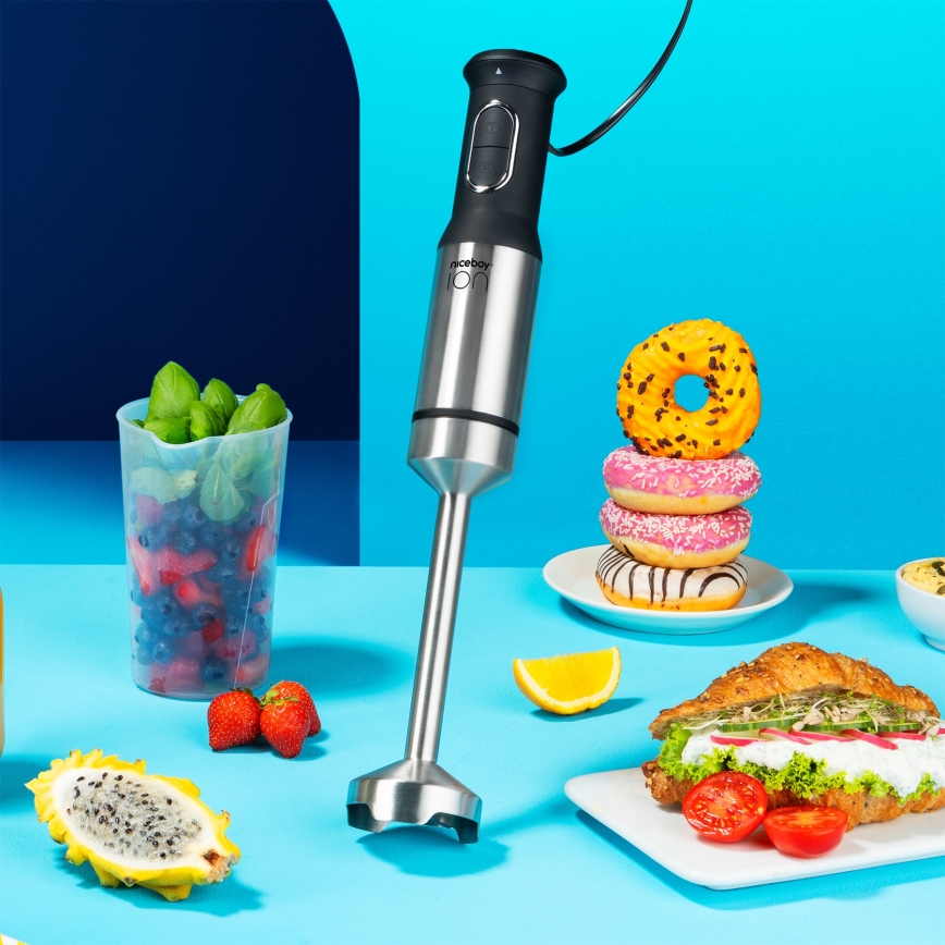 Niceboy ION Twister T2 - Stavblender 1200W/230V rustfri/sort