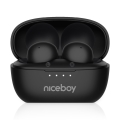 Niceboy Podsie 4 POP - Trådløse høretelefoner 400 mAh + 2x 40 mAh IPX4 sort