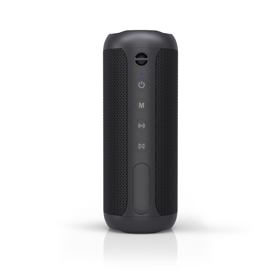 Niceboy Polaris - Trådløs LED højtaler med mikrofon 30W/4000mAh IPX7 sort