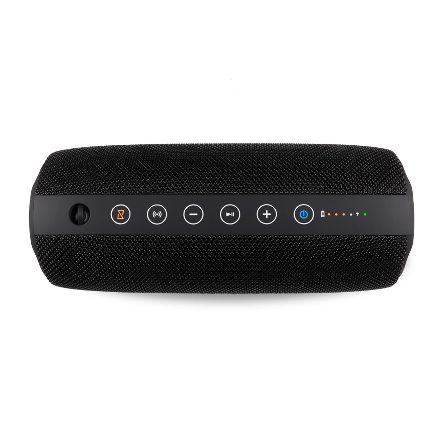 Niceboy Titan 4 - Trådløs LED højtaler med mikrofon og powerbank-funktion 50W/4000 mAh IPX7 sort