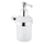 NIMCO BR 11031C-26 - Væghængt sæbedispenser BORMO 180 mm mat glas/skinnende krom