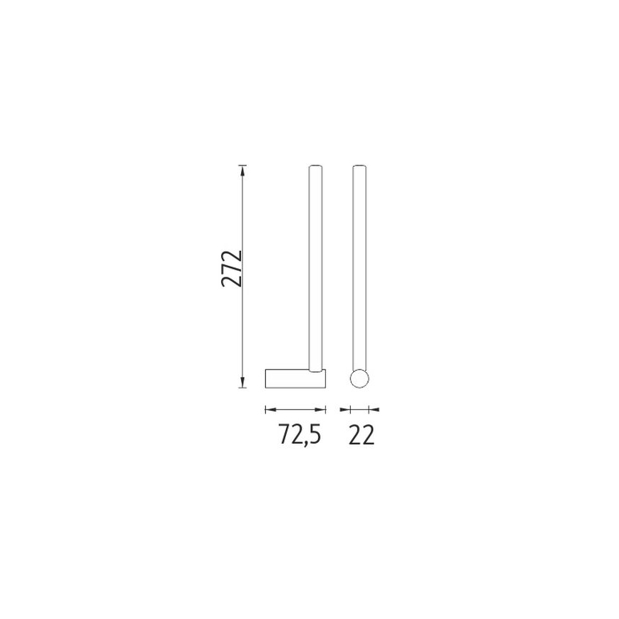 NIMCO BR 11055S-26 - Toiletrulleholder BORMO skinnende krom