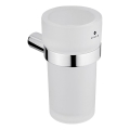 NIMCO BR 11058W-26 - Væghængt tandbørsteholder BORMO mat glas/skinnende krom
