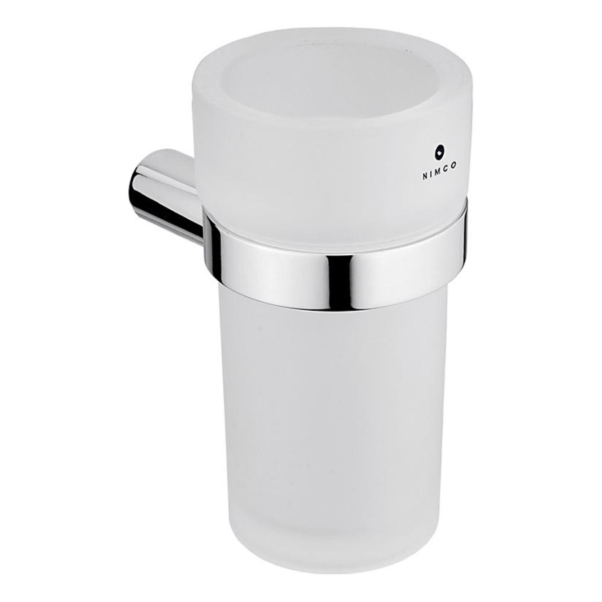 NIMCO BR 11058W-26 - Væghængt tandbørsteholder BORMO mat glas/skinnende krom