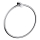 NIMCO BR 11060L-26 - Væghængt håndklædestang BORMO diameter 20 cm skinnende krom
