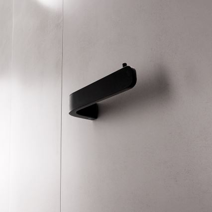 NIMCO NKC sæt-94KN-90 - Væghængt toiletbørste og toiletrulleholder NIKAU hvid/mat sort