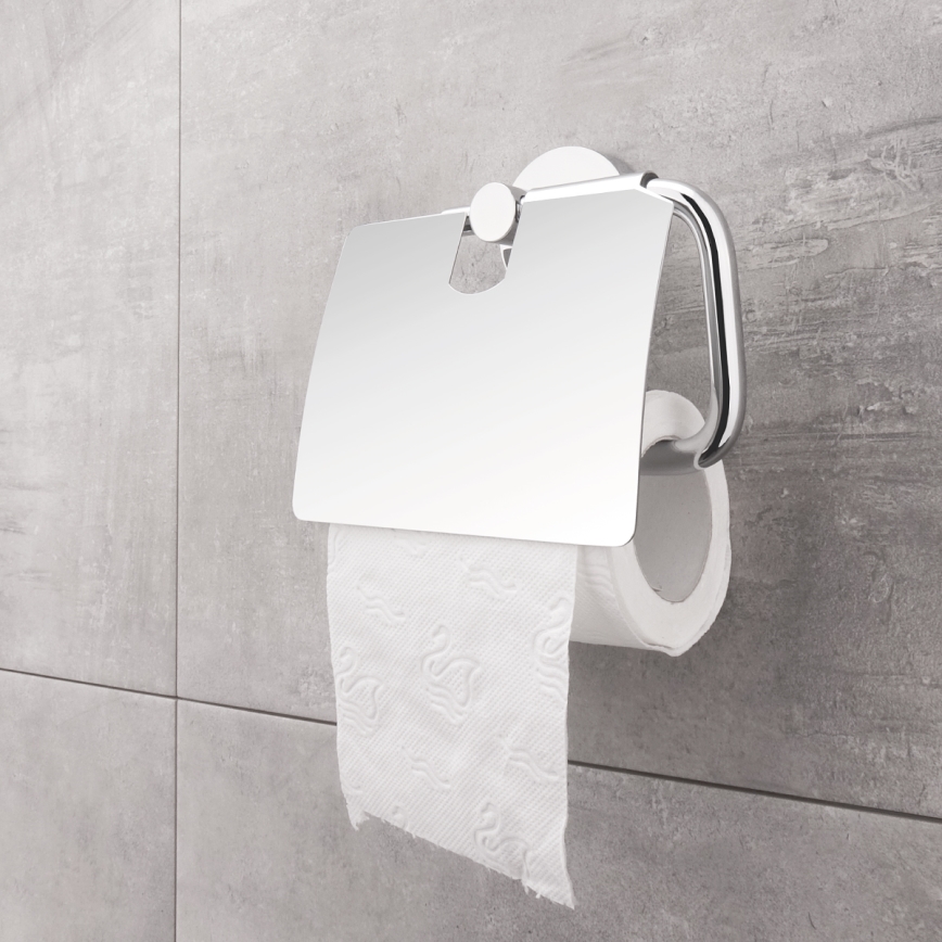 NIMCO UN 13055B-26 - Toiletrulleholder UNIX skinnende krom