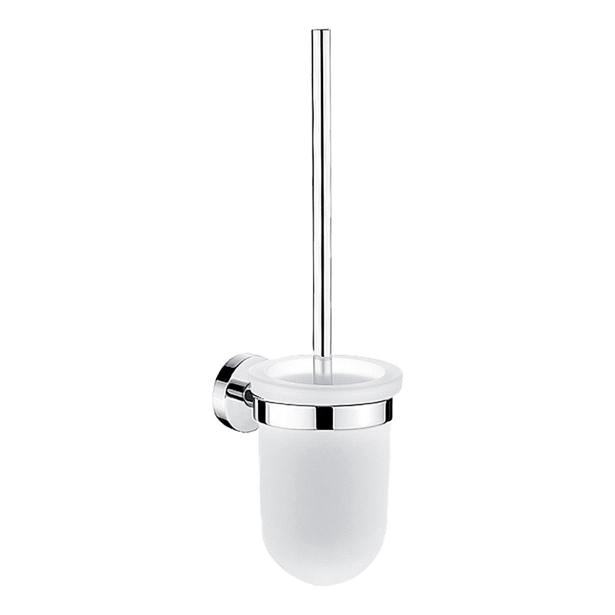 NIMCO UN 13094WN-26 - Væghængt toiletbørste UNIX mat glas/skinnende krom